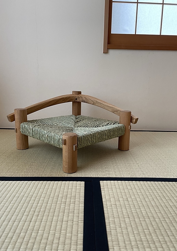 い草編みの座椅子 